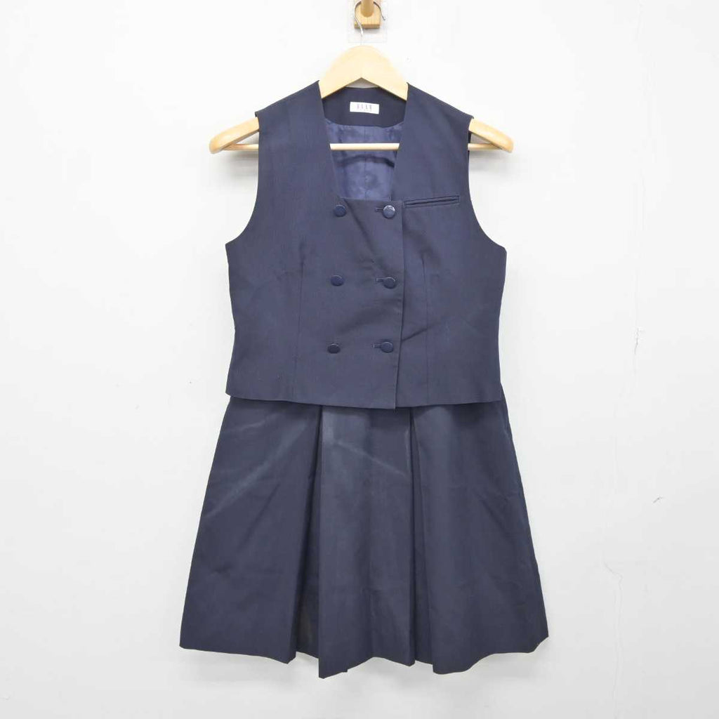 中古】埼玉県 川越女子高等学校 女子制服 2点 (ベスト・スカート) sf045813 | 中古制服通販パレイド