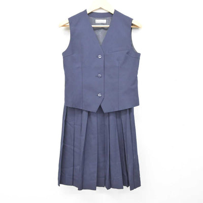 【中古】埼玉県 白幡中学校 女子制服 3点 (ブレザー・ベスト・スカート) sf045818