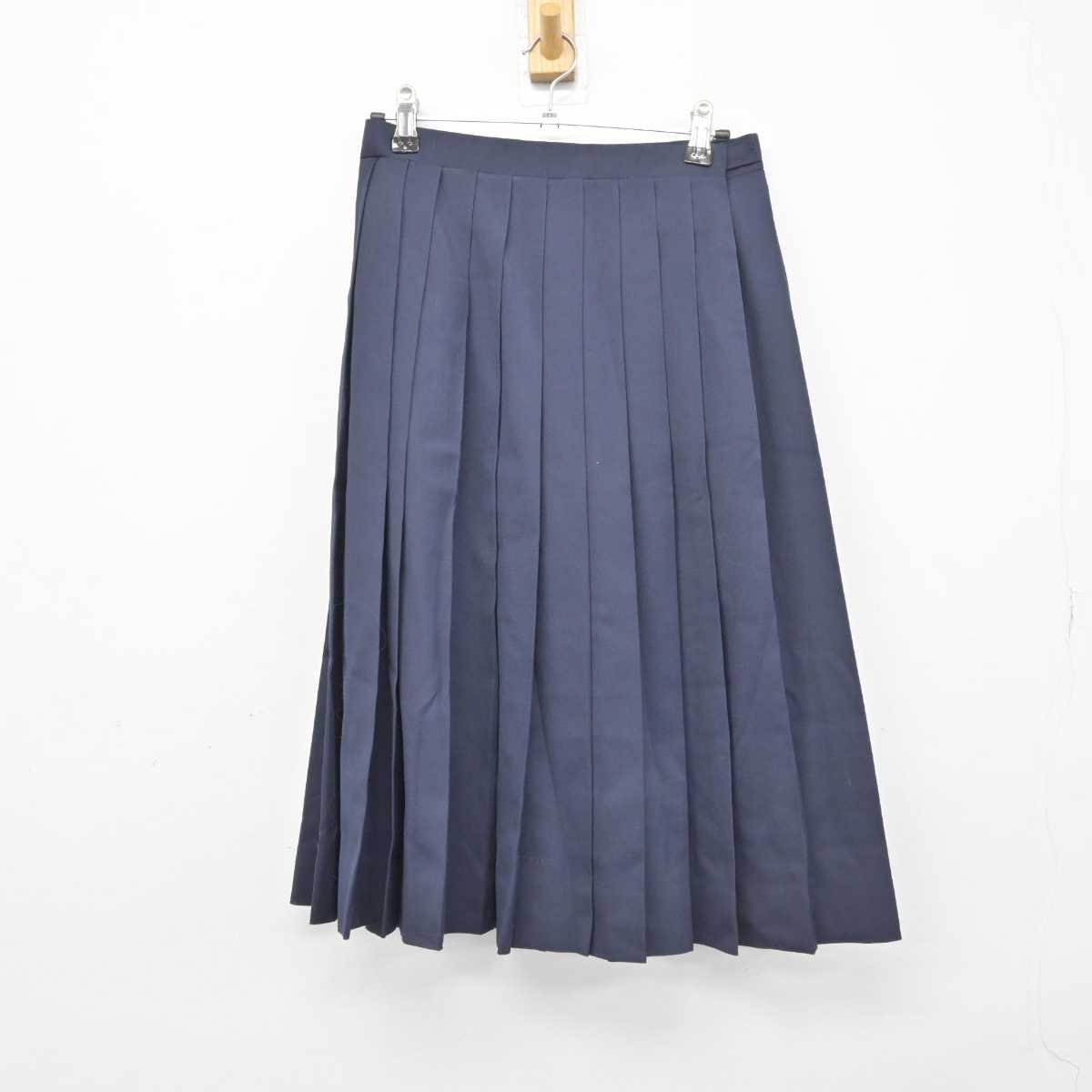 【中古】埼玉県 白幡中学校 女子制服 2点 (ベスト・スカート) sf045819