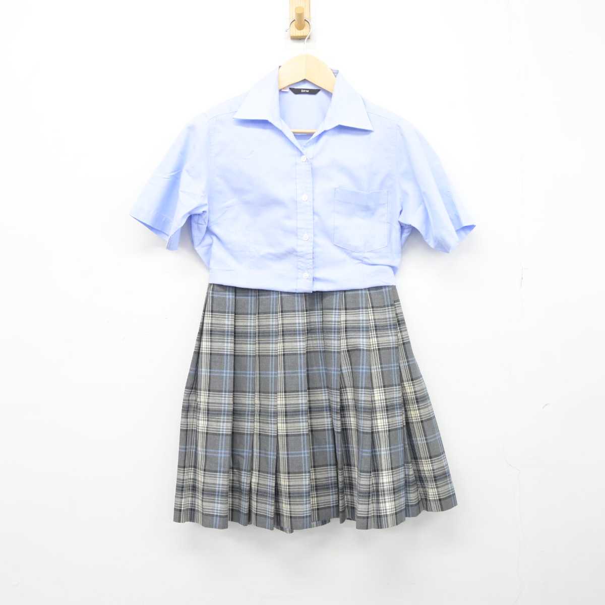 【中古】東京都 大成高等学校 女子制服 2点 (シャツ・スカート) sf045823