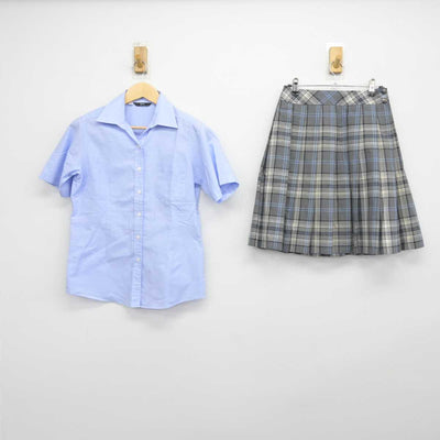 【中古】東京都 大成高等学校 女子制服 2点 (シャツ・スカート) sf045823