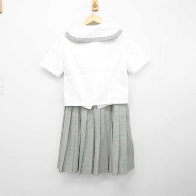 【中古】福岡県 中間高等学校 女子制服 4点 (セーラー服・スカート) sf045835