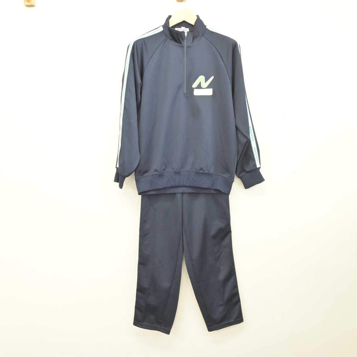 【中古】福岡県 中間高等学校 女子制服 2点 (ジャージ 上・ジャージ 下) sf045837