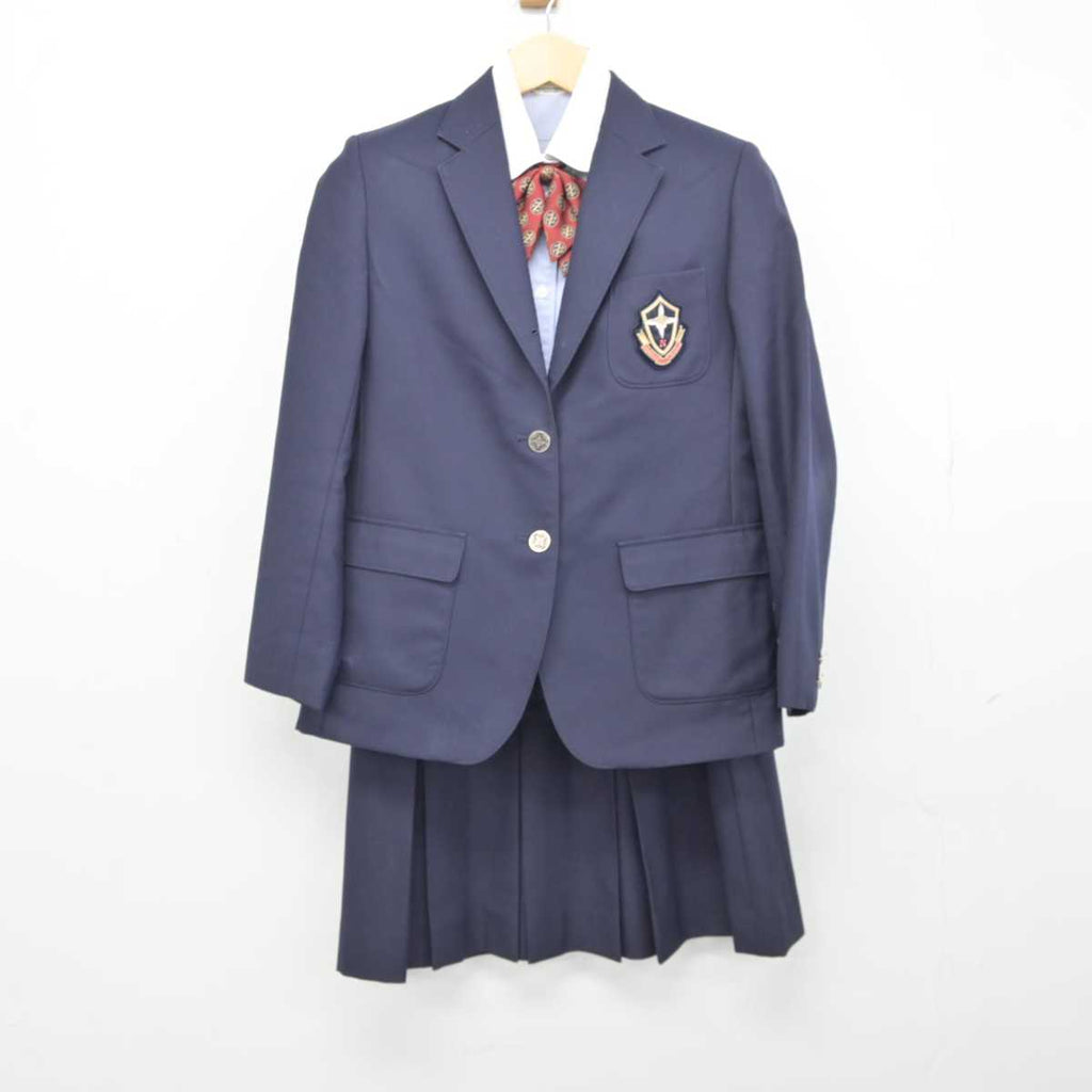 【中古】福島県 日本大学東北高等学校 女子制服 4点 (ブレザー・シャツ・スカート) sf045840 | 中古制服通販パレイド