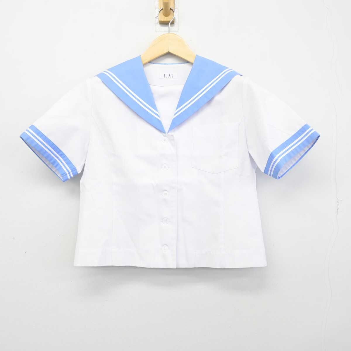 【中古】福島県 郡山第五中学校 女子制服 3点 (セーラー服) sf045841