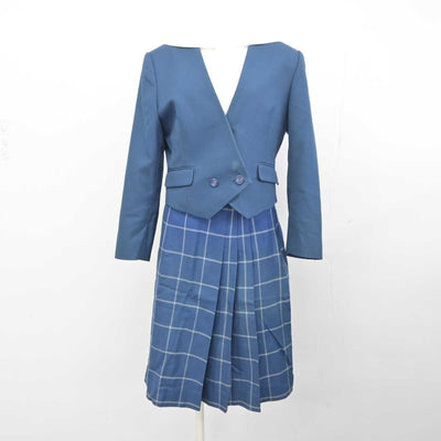 【中古】富山県 富山南高等学校 女子制服 3点 (ブレザー・シャツ・スカート) sf045854