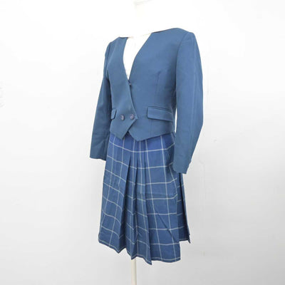 【中古】富山県 富山南高等学校 女子制服 3点 (ブレザー・シャツ・スカート) sf045854