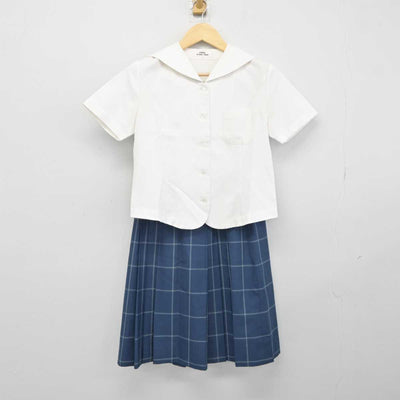 【中古】富山県 富山南高等学校 女子制服 2点 (セーラー服・スカート) sf045855