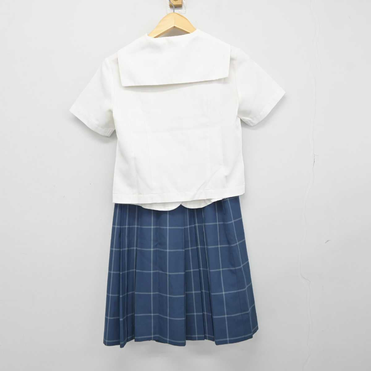 【中古】富山県 富山南高等学校 女子制服 2点 (セーラー服・スカート) sf045855