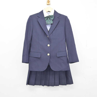 【中古】千葉県 市川東高等学校 女子制服 5点 (ブレザー・シャツ・ベスト・スカート) sf045858