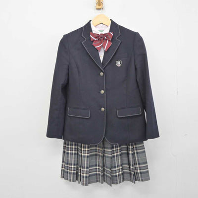 【中古】福岡県 福岡大学附属若葉高等学校 女子制服 4点 (ブレザー・シャツ・スカート) sf045866