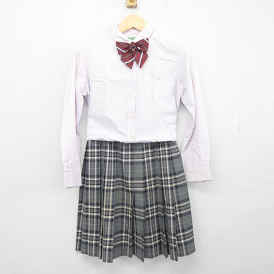 【中古】福岡県 福岡大学附属若葉高等学校 女子制服 4点 (ブレザー・シャツ・スカート) sf045866