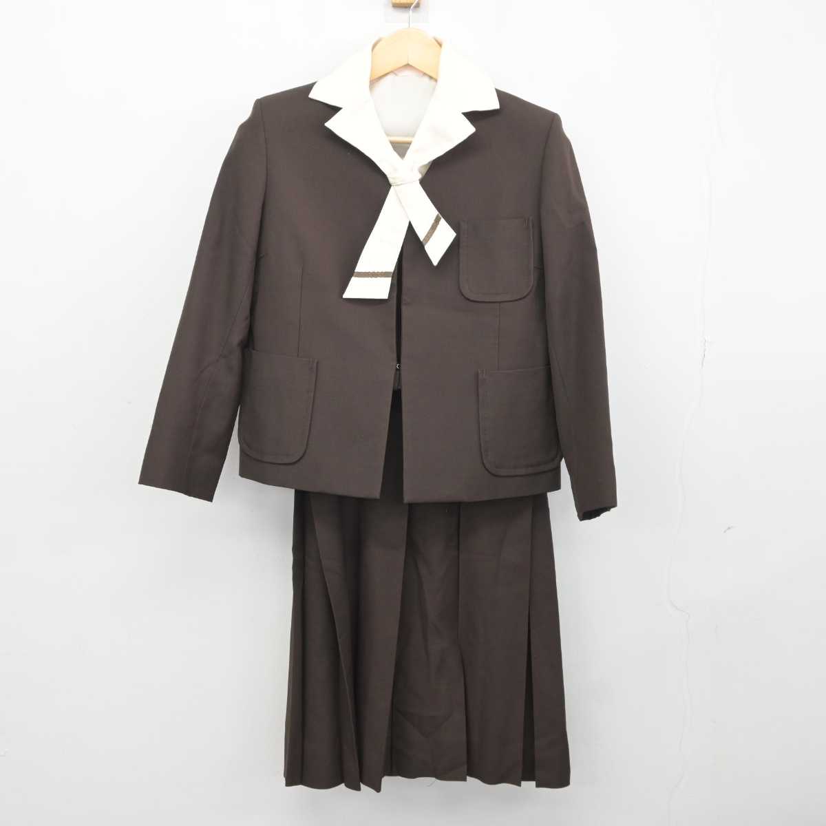 【中古】三重県 四日市商業高等学校 女子制服 3点 (ブレザー・シャツ・ジャンパースカート) sf045873