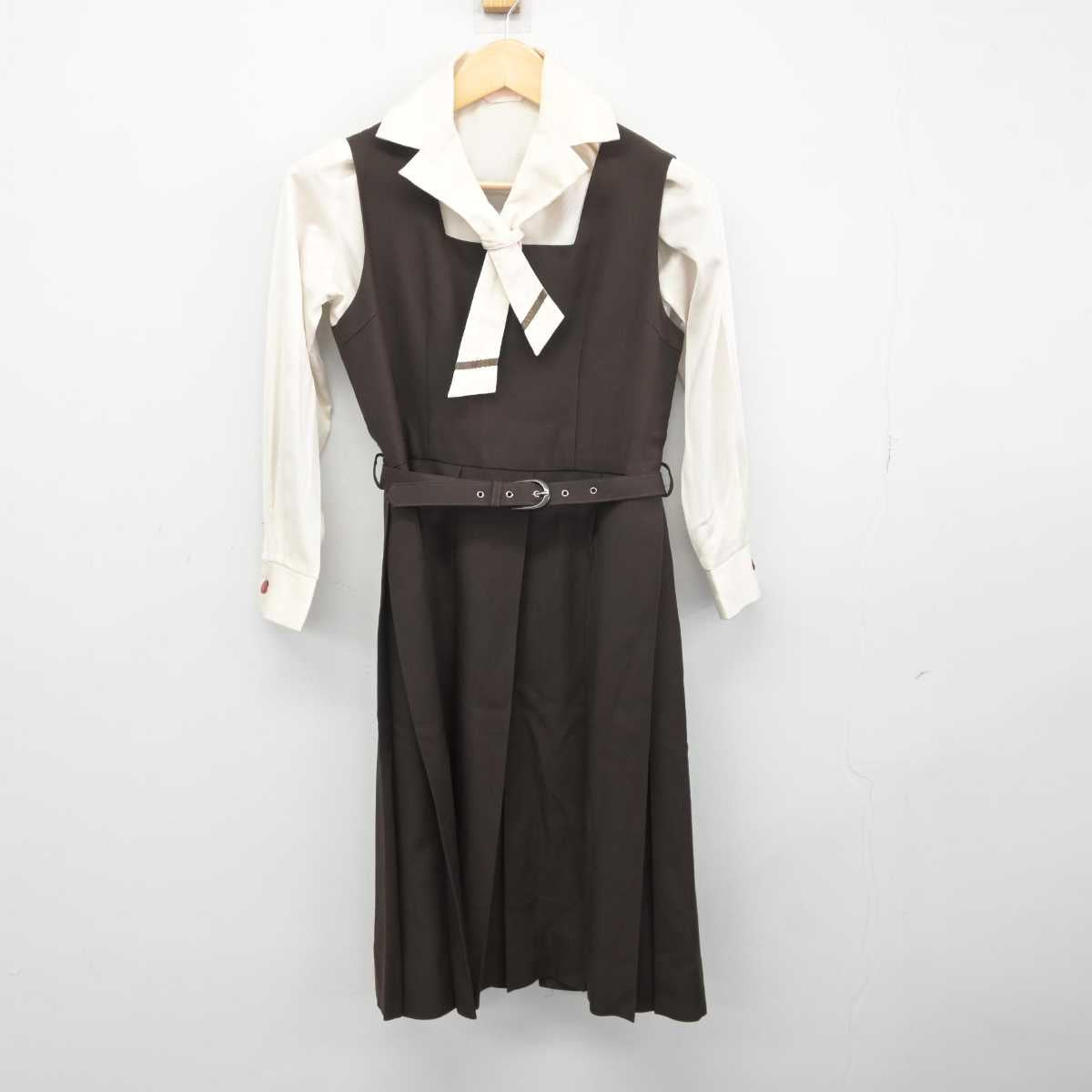 中古】三重県 四日市商業高等学校 女子制服 3点 (ブレザー・シャツ・ジャンパースカート) sf045873 | 中古制服通販パレイド