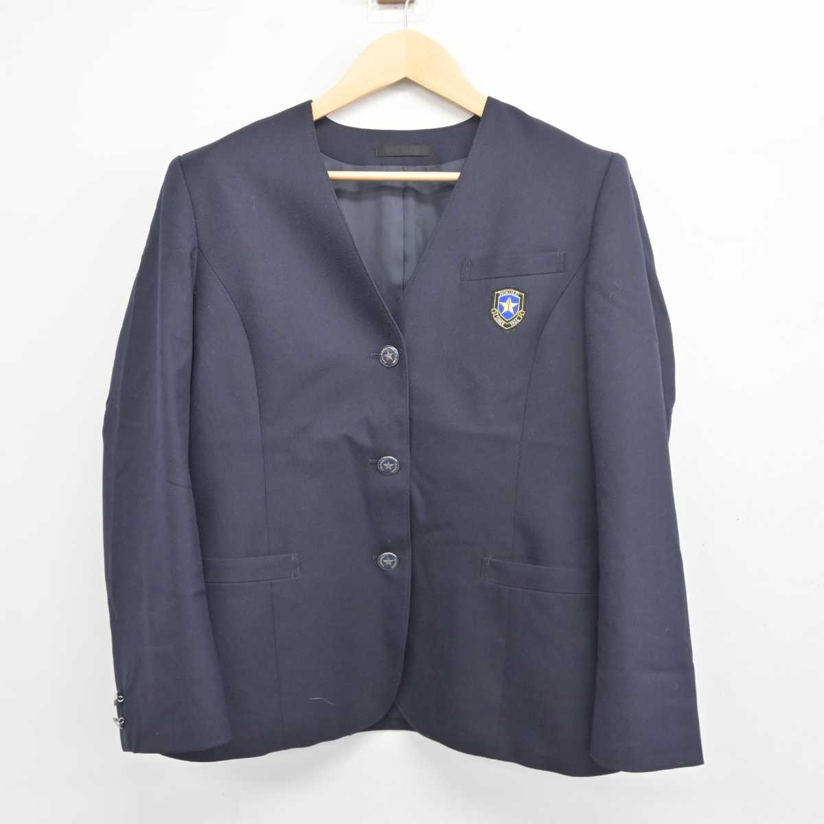 【中古】滋賀県 長浜北星高等学校 女子制服 2点 (ブレザー・スカート) sf045882