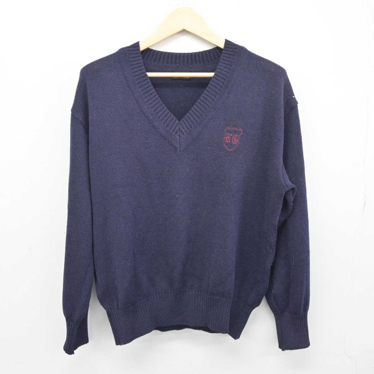 【中古】群馬県 共愛学園中学校高等学校 女子制服 1点 (ニット) sf045884