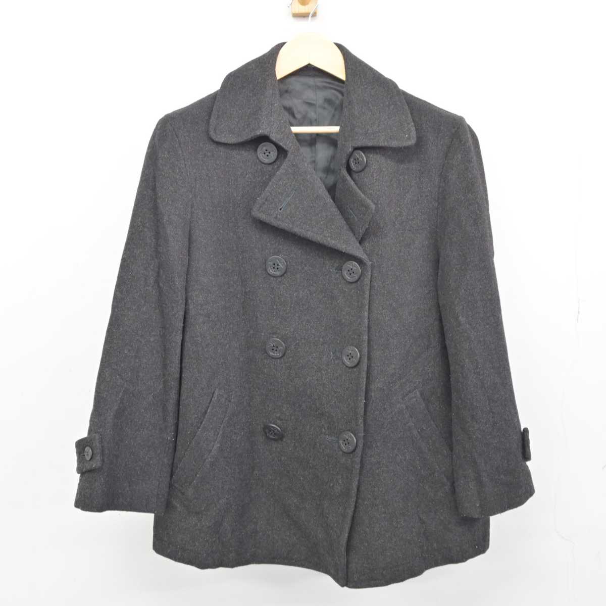 【中古】福岡県 自由ケ丘高等学校 女子制服 2点 (コート) sf045902