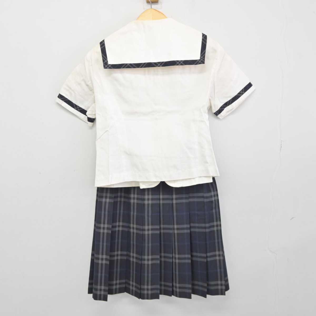 【中古】福岡県 自由ケ丘高等学校 女子制服 5点 (セーラー服・スカート) sf045904