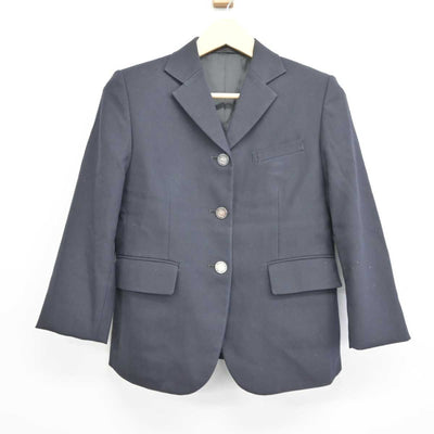 【中古】岡山県 京山中学校 女子制服 3点 (ブレザー・スカート) sf045911