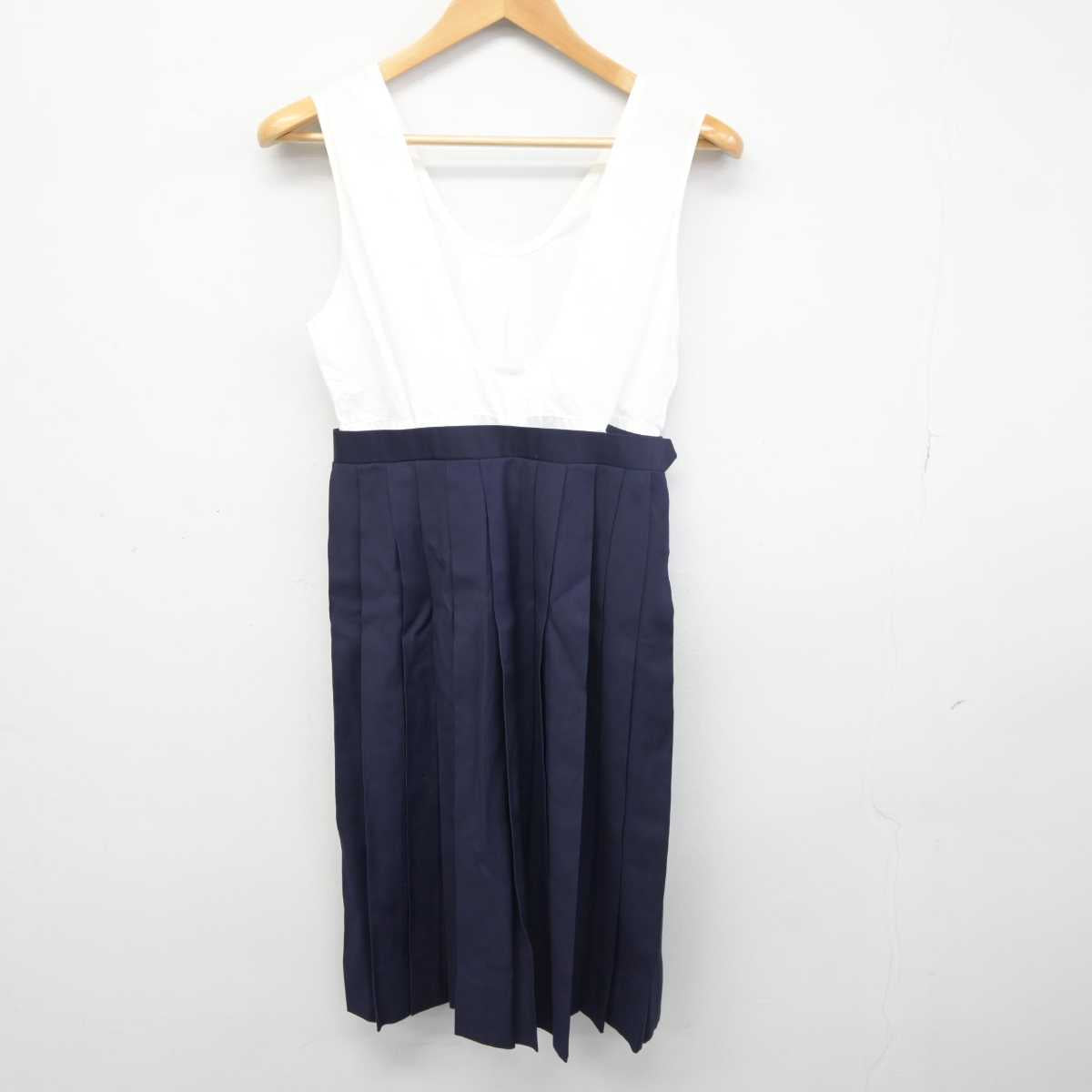 【中古】東京都 十文字中学校 女子制服 4点 (セーラー服・スカート) sf045916