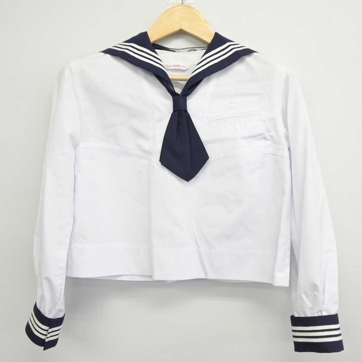 【中古】東京都 十文字中学校 女子制服 3点 (ニット・セーラー服) sf045917