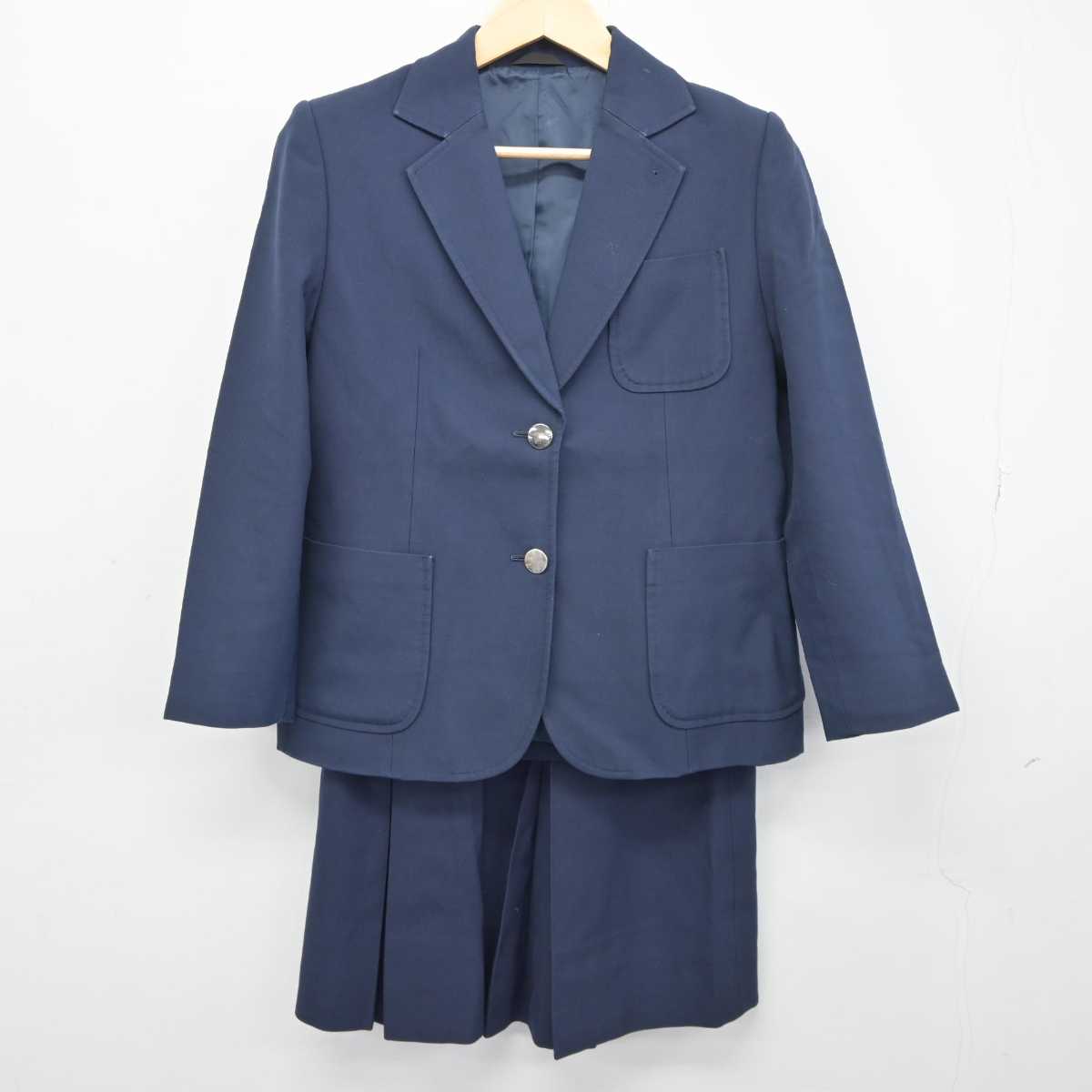 【中古】神奈川県 稲田中学校 女子制服 3点 (ブレザー・ベスト・スカート) sf045927