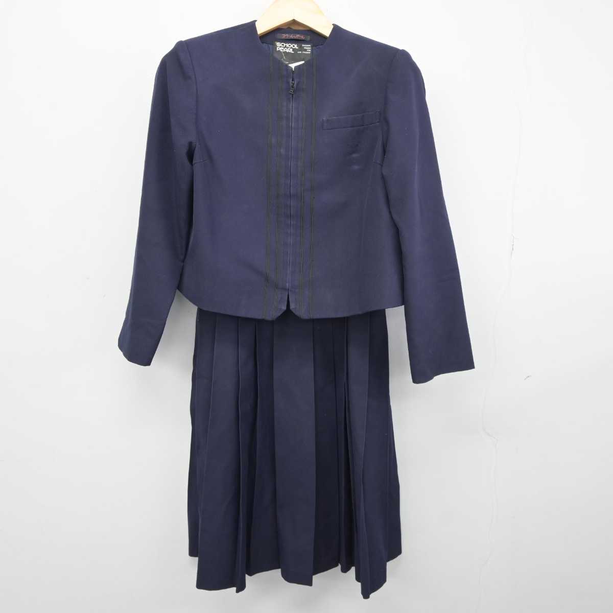 【中古】東京都 加賀中学校 女子制服 2点 (ブレザー・ジャンパースカート) sf045933