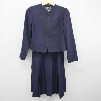 【中古】東京都 加賀中学校 女子制服 2点 (ブレザー・ジャンパースカート) sf045933