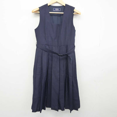 【中古】東京都 加賀中学校 女子制服 1点 (ジャンパースカート) sf045934