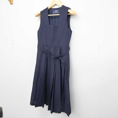 【中古】東京都 加賀中学校 女子制服 1点 (ジャンパースカート) sf045934