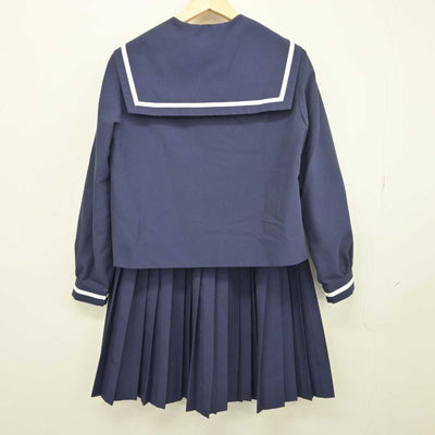 【中古】沖縄県 名護中学校 女子制服 2点 (セーラー服・スカート) sf045946