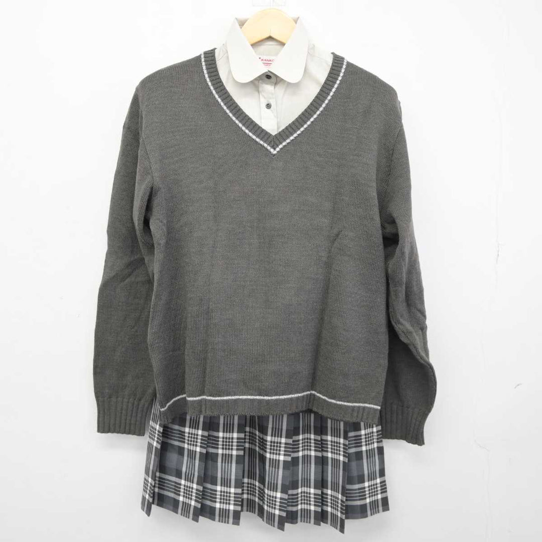 【中古】宮城県 仙台西高等学校 女子制服 4点 (ブレザー・ニット・シャツ・スカート) sf045947 | 中古制服通販パレイド