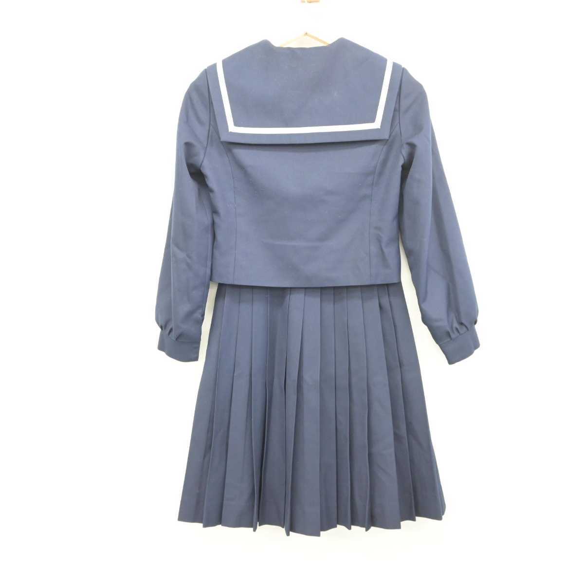 【中古】愛知県 豊田南高等学校 女子制服 4点 (セーラー服・スカート) sf045954