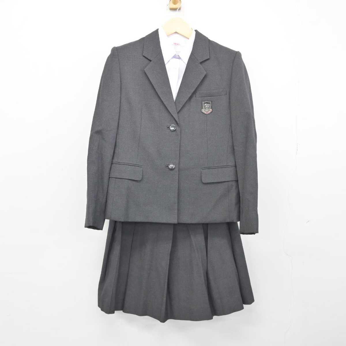 【中古】埼玉県 星野高等学校 女子制服 4点 (ブレザー・ベスト・シャツ・スカート) sf045957