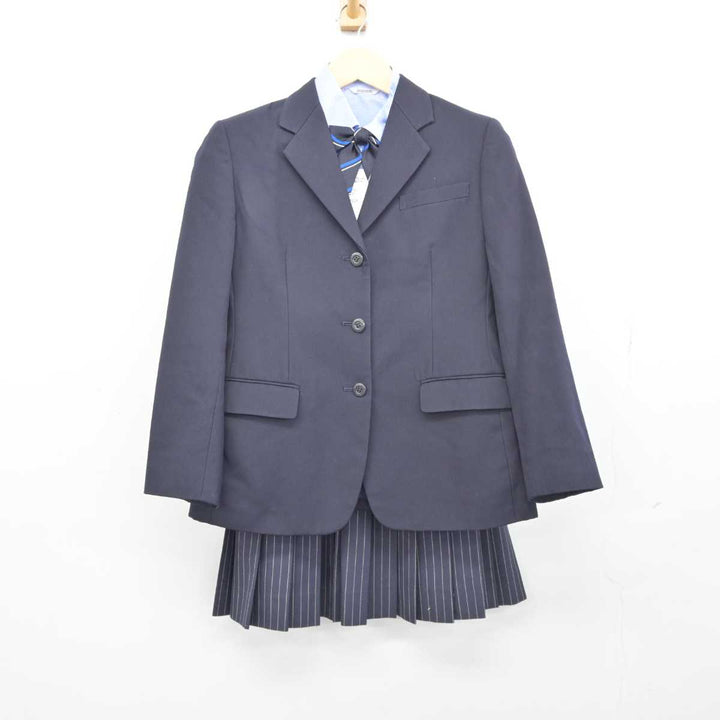 【中古】愛知県 啓明学館高等学校 女子制服 5点 (ブレザー・シャツ・スカート) sf045964