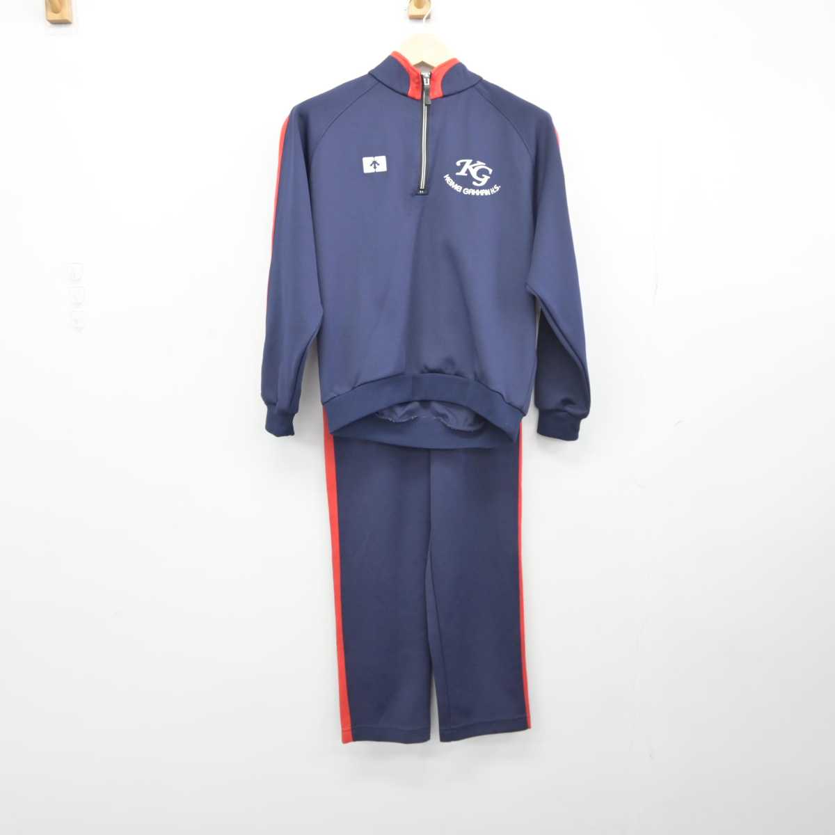 【中古】愛知県 啓明学館高等学校 女子制服 2点 (ジャージ 上・ジャージ 下) sf045966