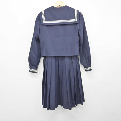 【中古】東京都 桜道中学校 女子制服 3点 (セーラー服・ジャンパースカート) sf045969