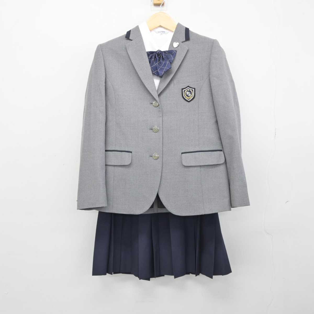 【中古】東京都 山脇学園中学校 女子制服 5点 (ブレザー・シャツ・スカート) sf045976