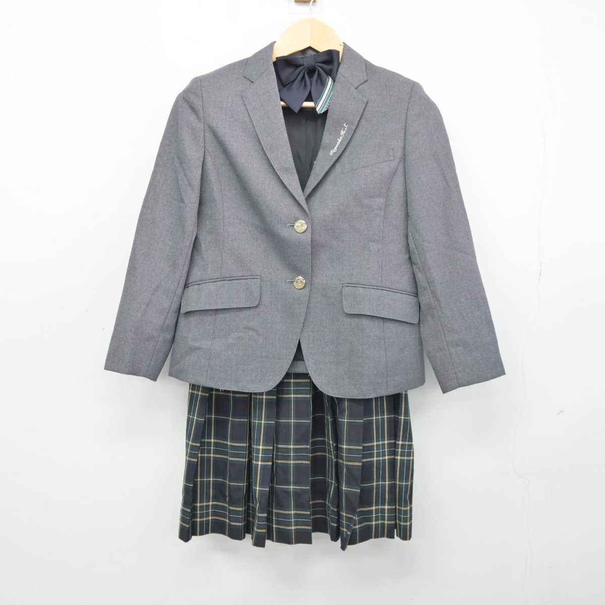 【中古】愛知県 豊明高等学校 女子制服 4点 (ブレザー・スカート) sf045999