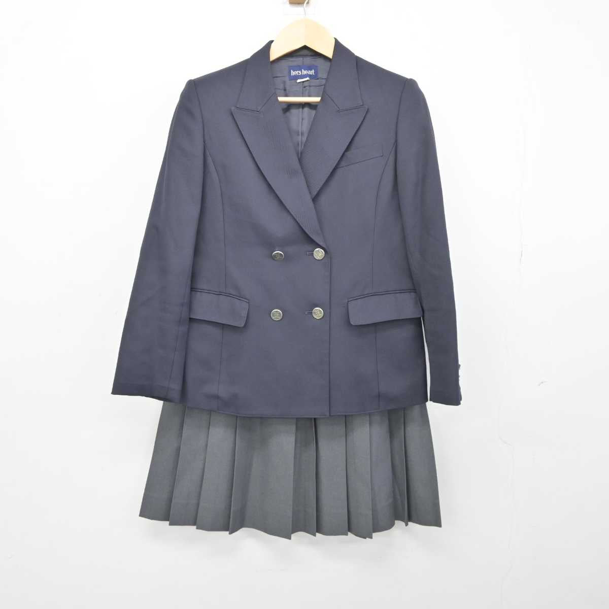 【中古】奈良県 平城高等学校 女子制服 2点 (ブレザー・スカート) sf046001