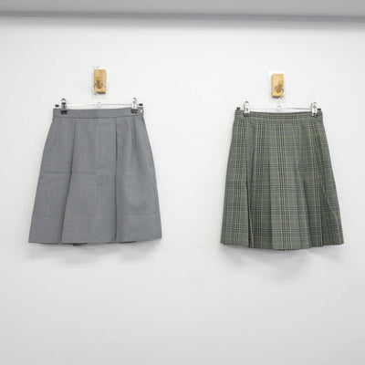 【中古】神奈川県 慶應義塾湘南藤沢中等部・高等部 女子制服 2点 (スカート) sf046008