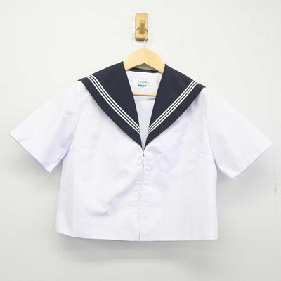 【中古】広島県 美浜野間中学校 女子制服 2点 (セーラー服・スカート) sf046011