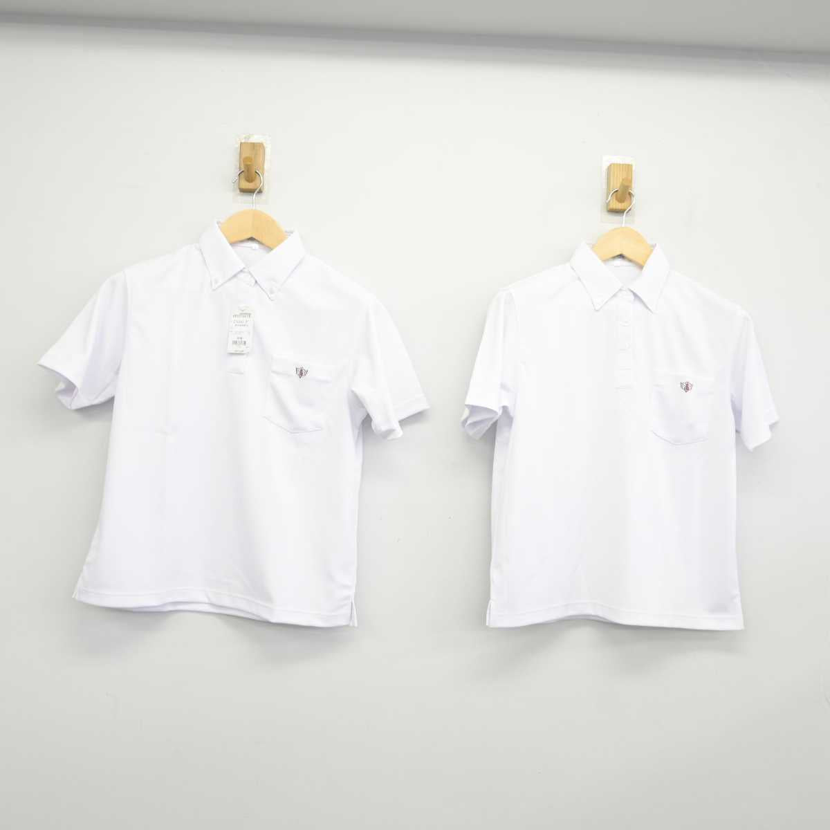 【中古】愛知県 春日井商業高等学校 女子制服 2点 (シャツ) sf046015