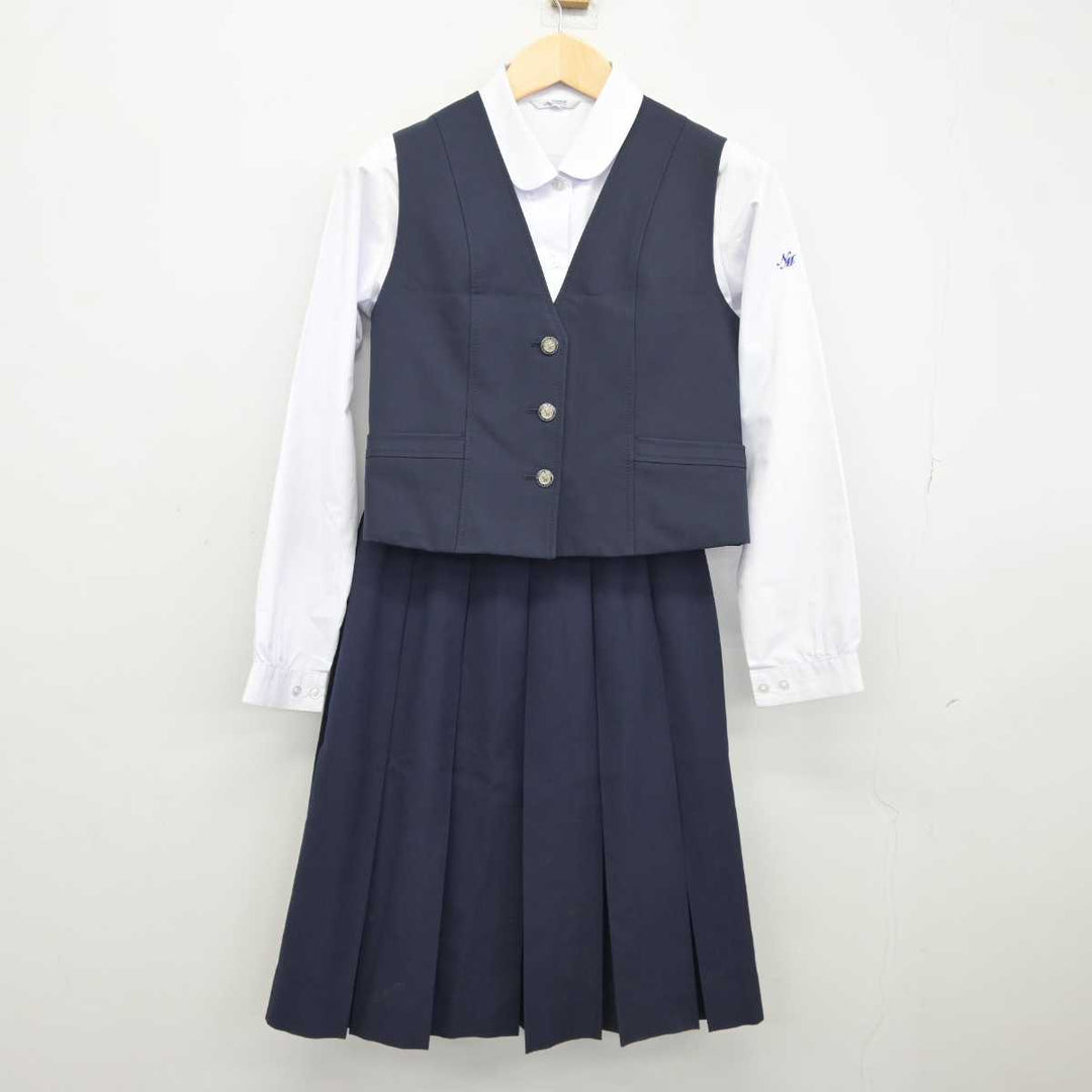 【中古】愛知県 名古屋南高等学校/旧制服 女子制服 3点 (ベスト・シャツ・スカート) sf046016 | 中古制服通販パレイド