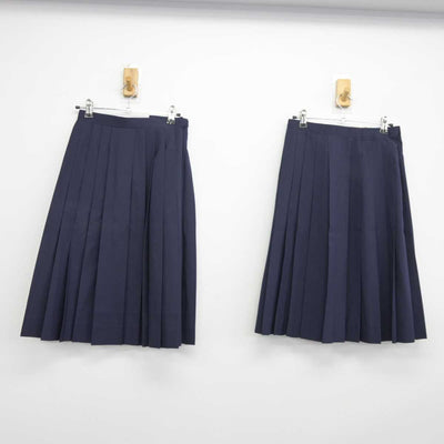 【中古】群馬県 渋川中学校 女子制服 2点 (スカート・スカート) sf046023