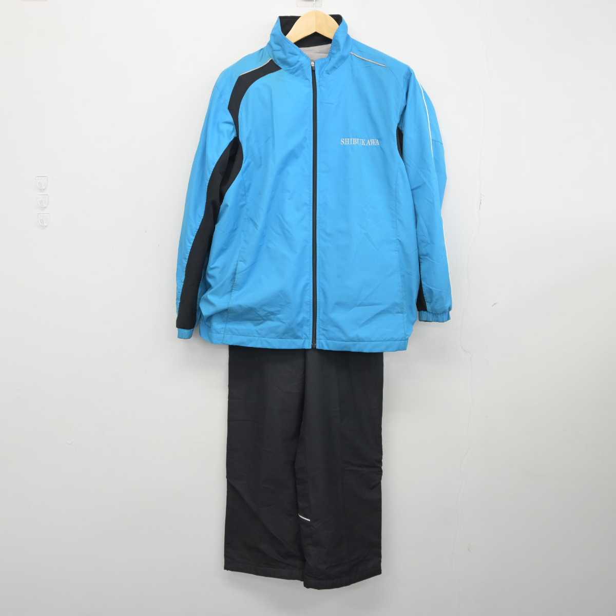 【中古】群馬県 渋川中学校 女子制服 2点 (ジャージ 上・ジャージ 下) sf046024