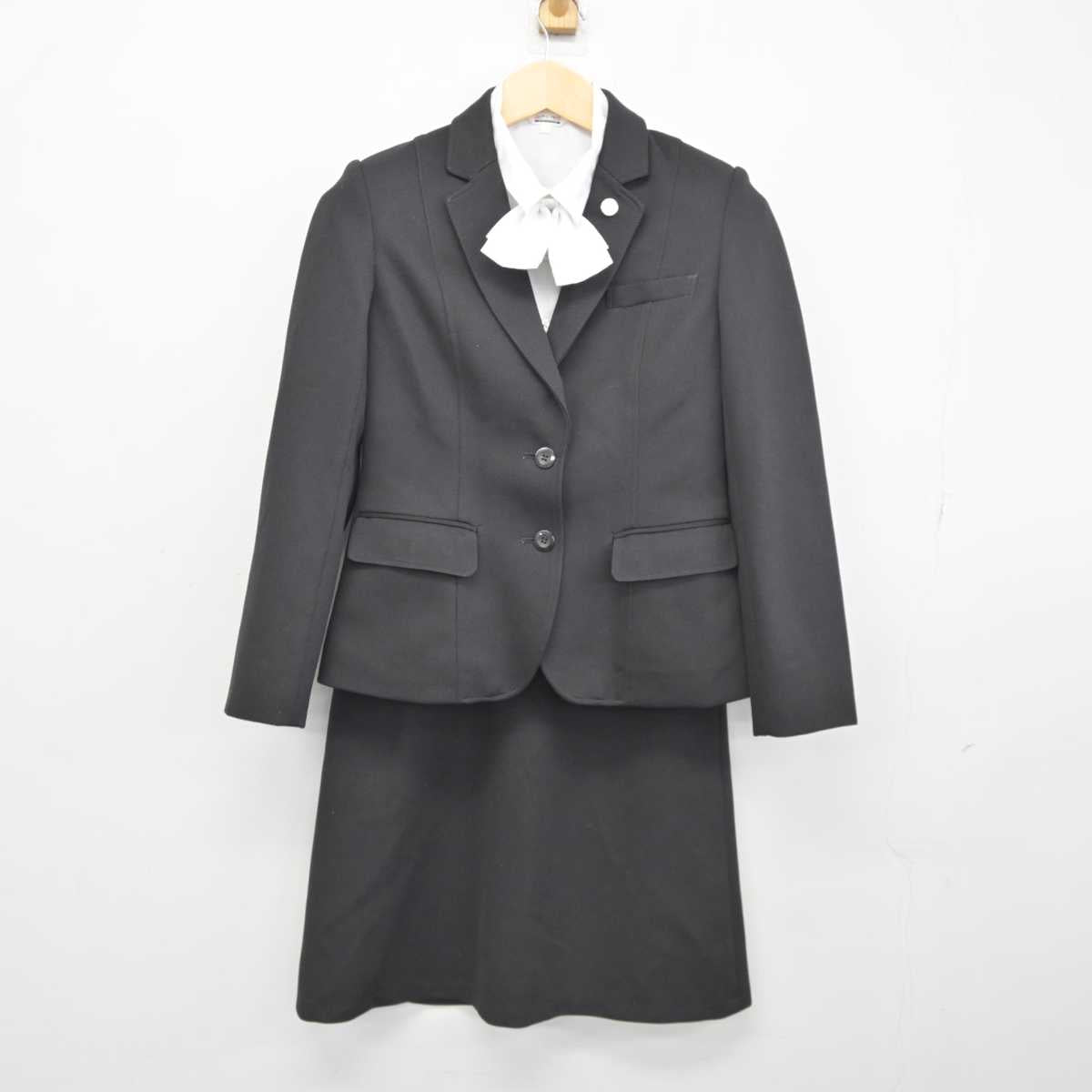 【中古】広島県 広島デンタルアカデミー専門学校 女子制服 5点 (ブレザー・シャツ・スカート) sf046025