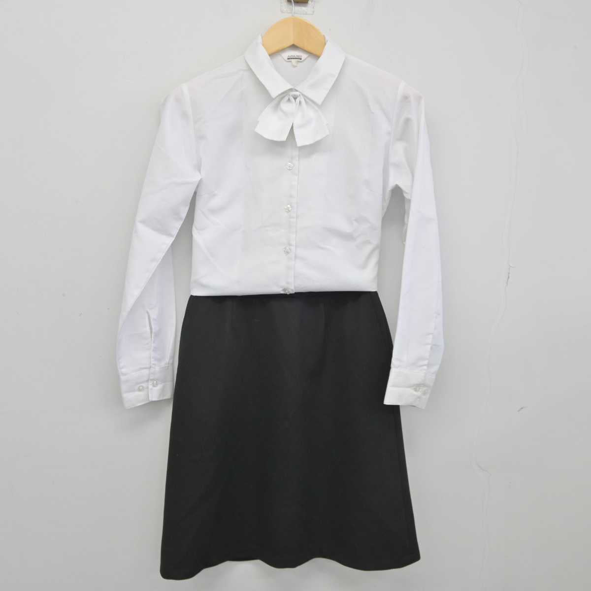 【中古】広島県 広島デンタルアカデミー専門学校 女子制服 5点 (ブレザー・シャツ・スカート) sf046025