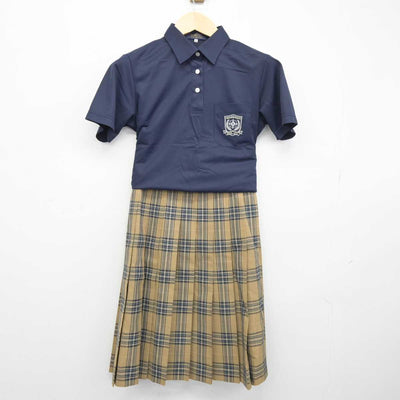 【中古】北海道 北海道千歳北陽高等学校 女子制服 3点 (シャツ・スカート) sf046033