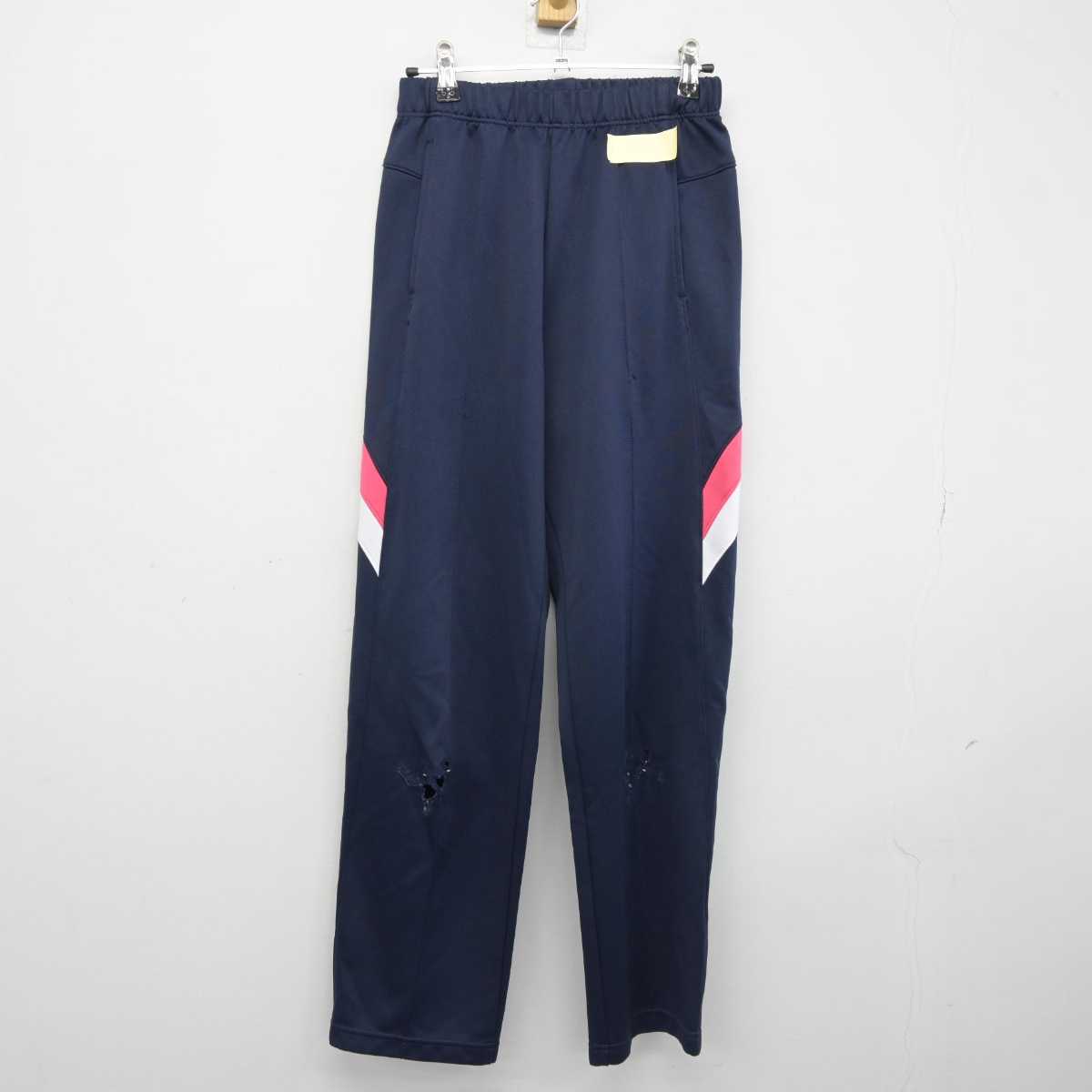 【中古】宮崎県 日章学園中学校・高等学校 女子制服 3点 (ジャージ 上・ジャージ 下) sf046037